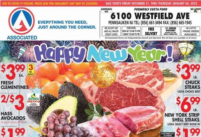 Associated Supermarkets (NY) Weekly Ad Flyer December 31 to January 7