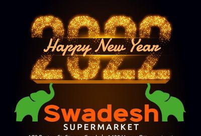 Swadesh Supermarket Flyer December 30 to January 5