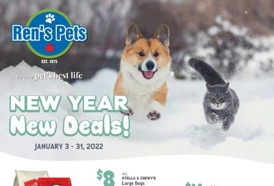 Ren's Pets Depot New Year New Deals Flyer January 3 to 31