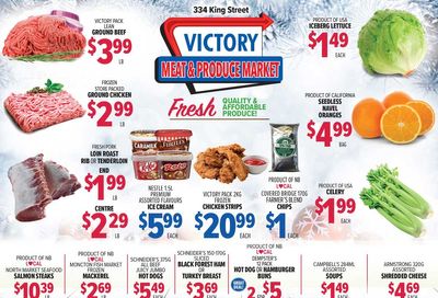 Victory Meat Market Flyer January 4 to 8