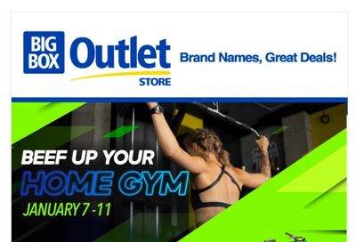 Big Box Outlet Store Flyer January 3 to 11