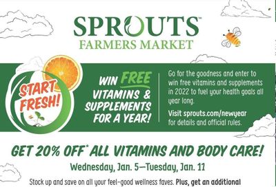 Sprouts Weekly Ad Flyer January 5 to January 12