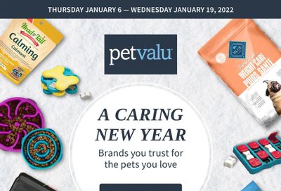 Pet Valu Flyer January 6 to 19