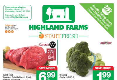Highland Farms Flyer January 6 to 12