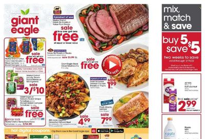 Giant Eagle (OH, PA) Weekly Ad Flyer January 5 to January 12