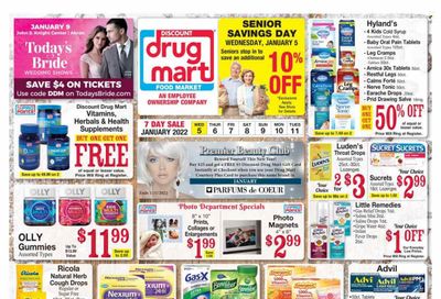 Discount Drug Mart (OH) Weekly Ad Flyer January 5 to January 12
