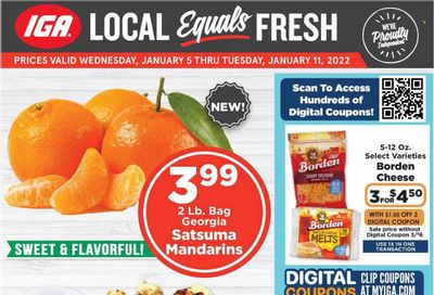 IGA Weekly Ad Flyer January 5 to January 12