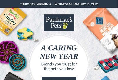 Paulmac's Pets Flyer January 6 to 19