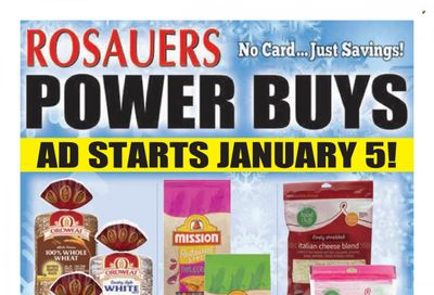 Rosauers (ID, MT, OR, WA) Weekly Ad Flyer January 5 to January 12