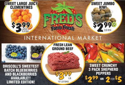 Fred's Farm Fresh Flyer January 5 to 11