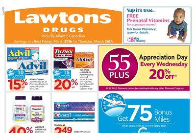 Lawtons Drugs Flyer March 20 to 26