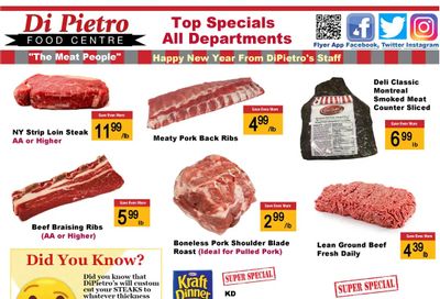 Di Pietro Food Centre Flyer January 6 to 12