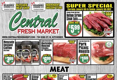 Central Fresh Market Flyer January 6 to 13