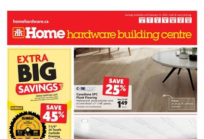 Home Hardware Building Centre (ON) Flyer January 6 to 12