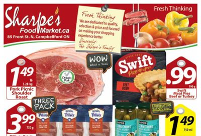 Sharpe's Food Market Flyer January 6 to 12