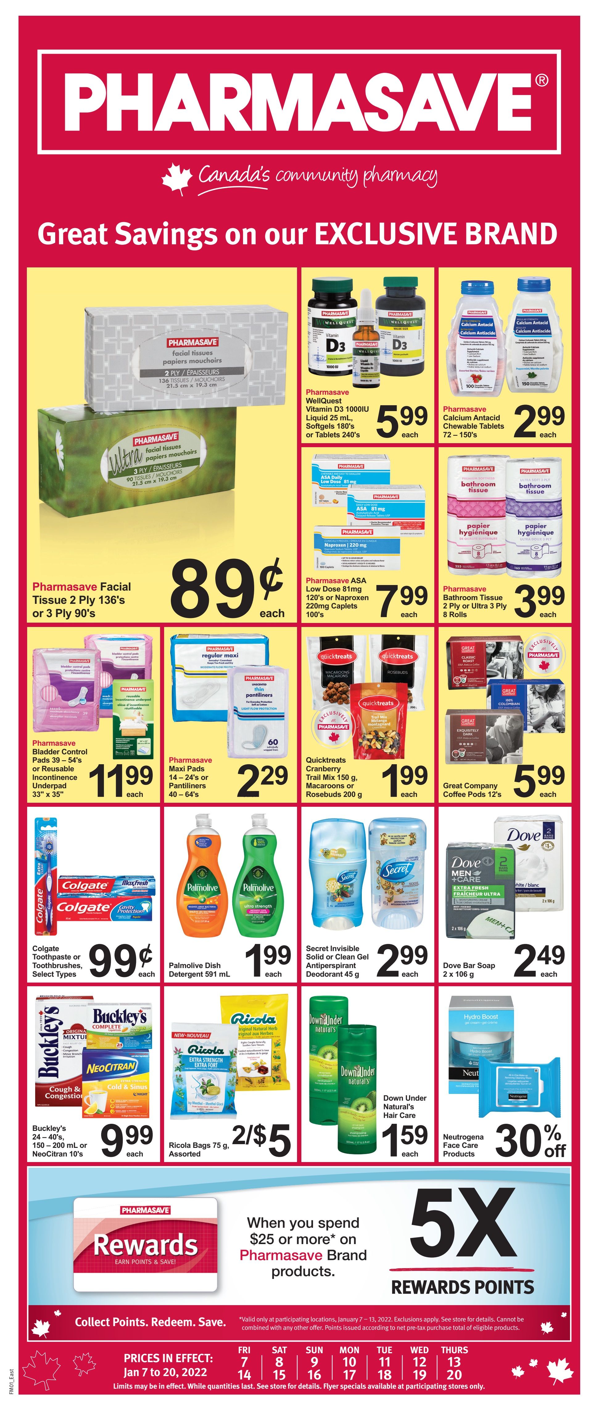 Pharmasave (ON) Flyer January 7 to 20