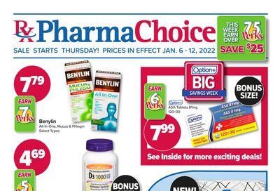 PharmaChoice Health Centre Flyer January 6 to 12