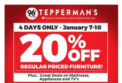 Tepperman's Flyer January 7 to 13