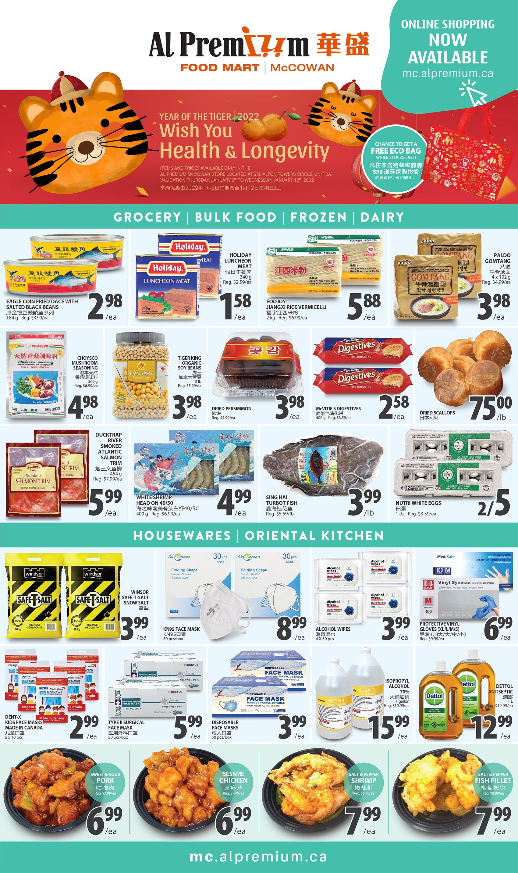 Al Premium Food Mart (McCowan) Flyer January 6 to 12