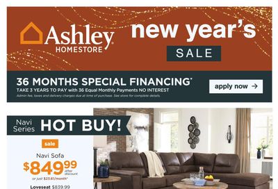 Ashley HomeStore (West) Flyer January 7 to 13