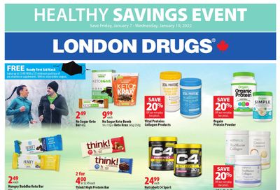 London Drugs Healthy Savings Event Flyer January 7 to 19