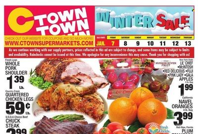 C-Town (CT, FL, MA, NJ, NY, PA) Weekly Ad Flyer January 6 to January 13
