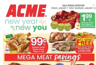 ACME (DE, NJ, NY, PA) Weekly Ad Flyer January 6 to January 13