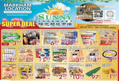 Sunny Foodmart (Markham) Flyer January 7 to 13