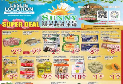 Sunny Supermarket (Leslie) Flyer January 7 to 13