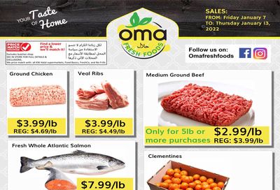 Oma Fresh Foods Flyer January 7 to 13