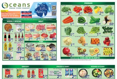 Oceans Fresh Food Market (Brampton) Flyer January 7 to 13