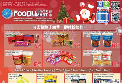 FoodyMart (HWY7) Flyer January 7 to 13
