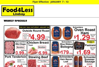 Food 4 Less Flyer January 7 to 13