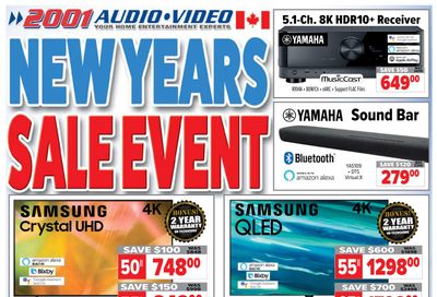 2001 Audio Video Flyer January 7 to 13
