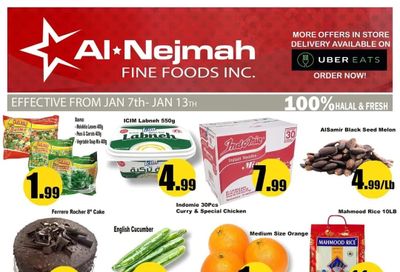 Alnejmah Fine Foods Inc. Flyer January 7 to 13