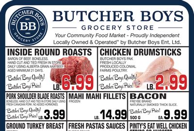 Butcher Boys Grocery Store Flyer January 7 to 13