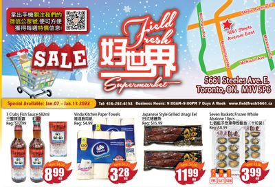 Field Fresh Supermarket Flyer January 7 to 13