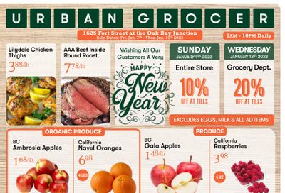 Urban Grocer Flyer January 7 to 13