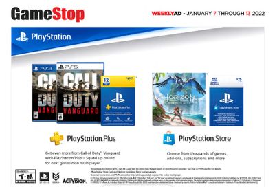GameStop Flyer January 7 to 13