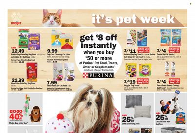 Meijer (IL, IN, KY, MI, OH, WI) Weekly Ad Flyer January 7 to January 14