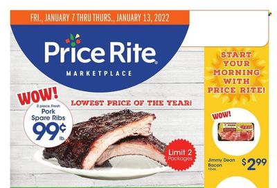 Price Rite (CT, MA, MD, NH, NJ, NY, PA, RI) Weekly Ad Flyer January 7 to January 14
