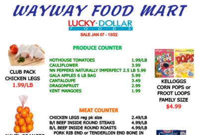 WayWay Food Mart Flyer January 7 to 13