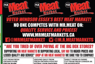 M.R. Meat Market Flyer January 8 to 15