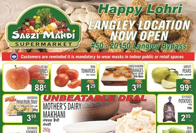 Sabzi Mandi Supermarket Flyer January 7 to 12