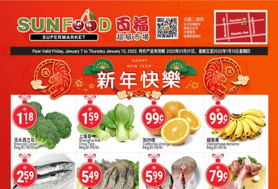 Sunfood Supermarket Flyer January 7 to 13