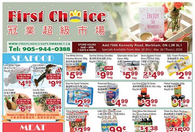 First Choice Supermarket Flyer March 20 to 26
