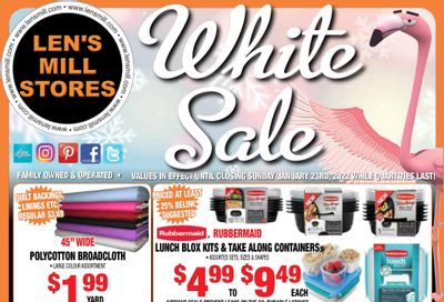 Len's Mill Stores Flyer January 10 to 23