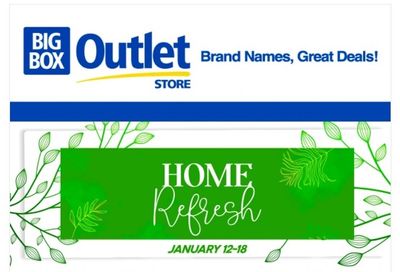 Big Box Outlet Store Flyer January 12 to 18