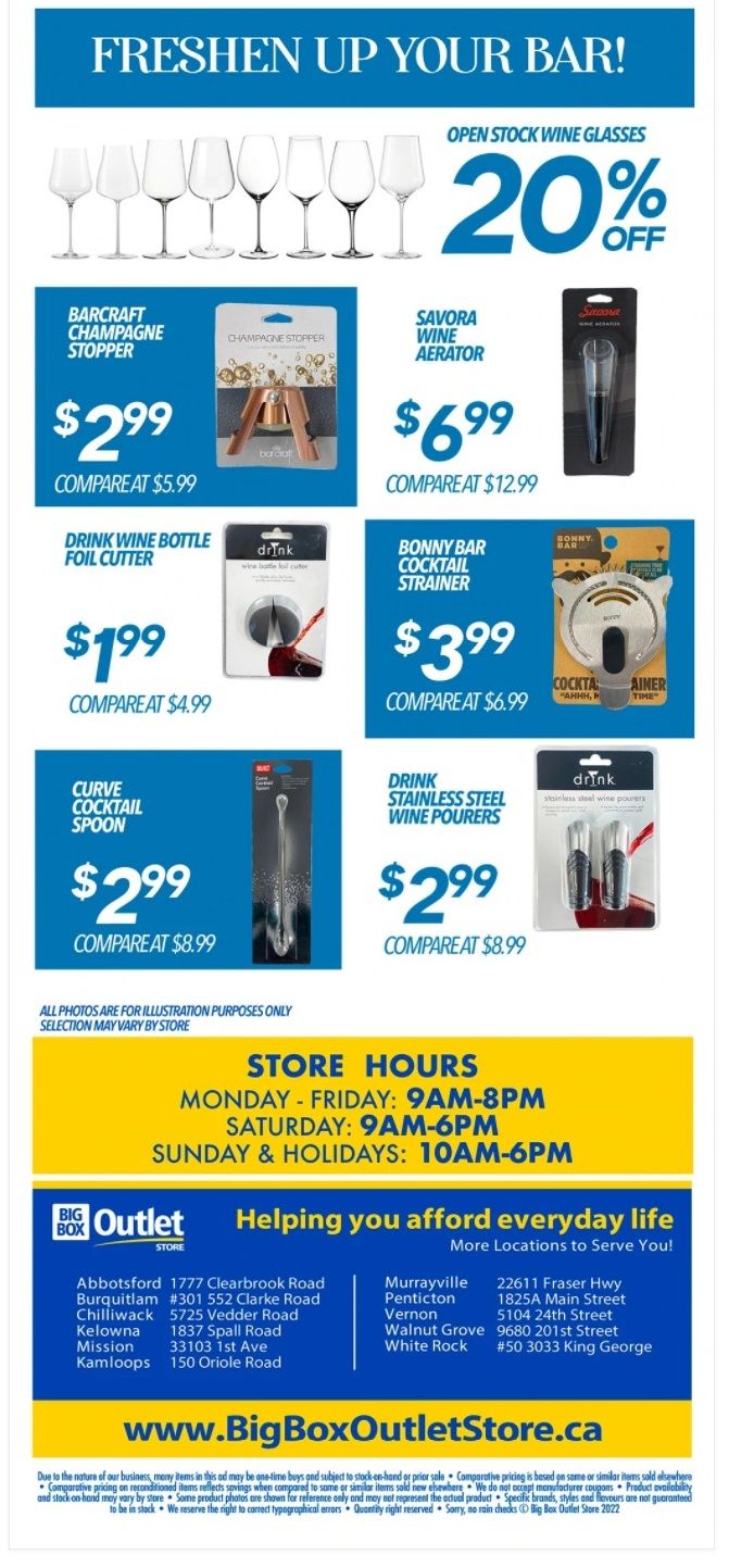 Big Box Outlet Store Flyer January 12 to 18