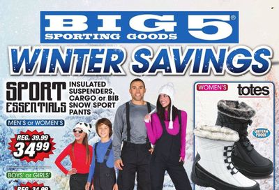 Big 5 (AZ, CA, CO, ID, NM, OR, UT, WA) Weekly Ad Flyer January 12 to January 19
